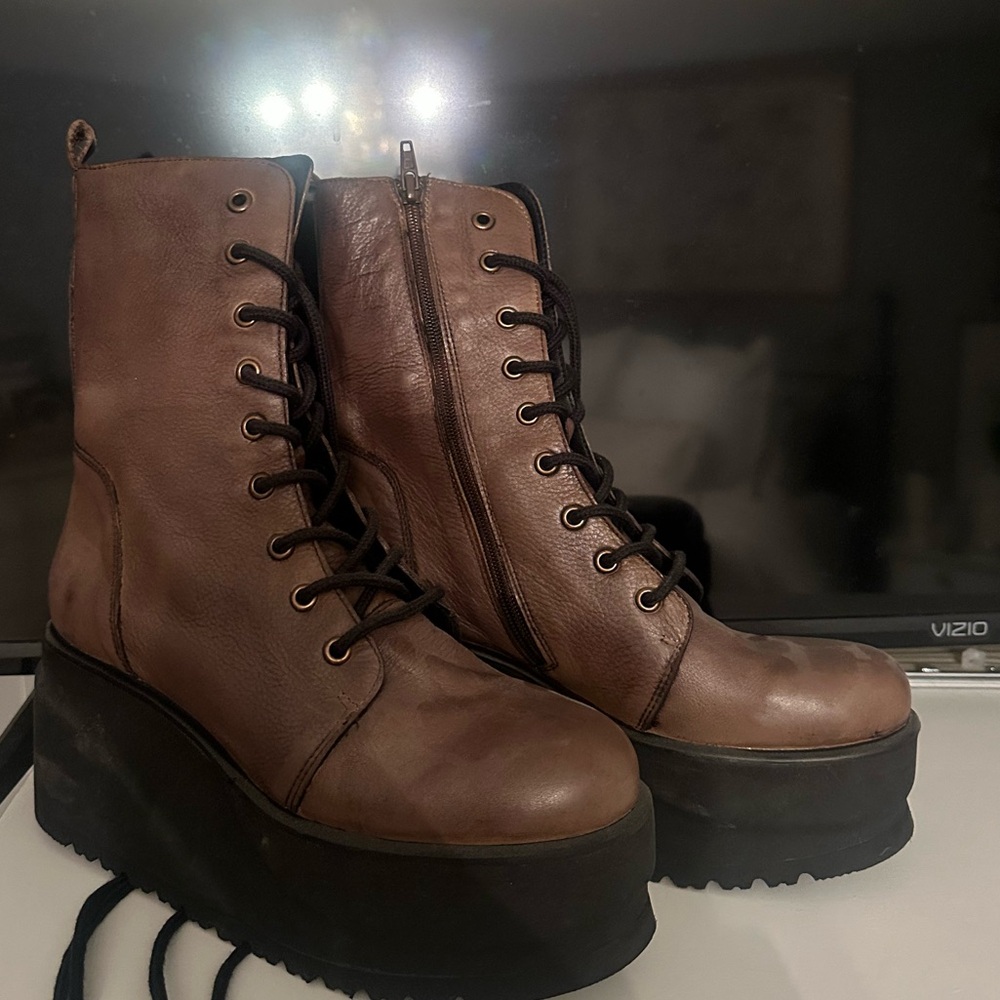 Free People | Nella Lace-up Boot - Picture 5 of 6